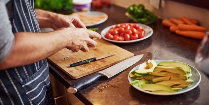 Picture of a chef preparing a meal