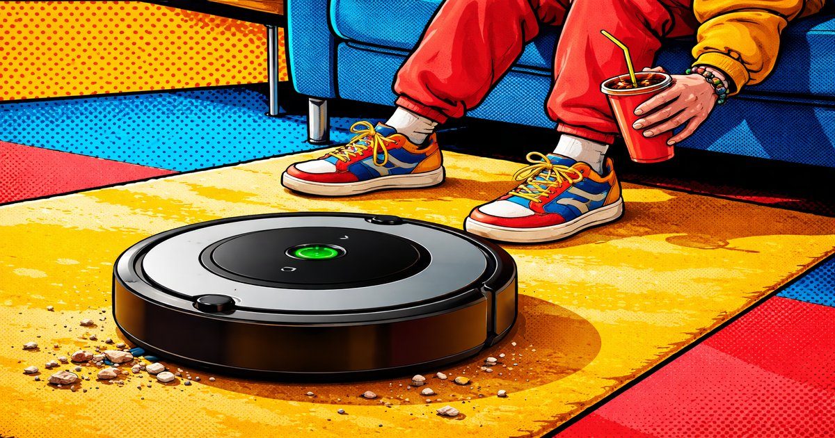 roomba in use