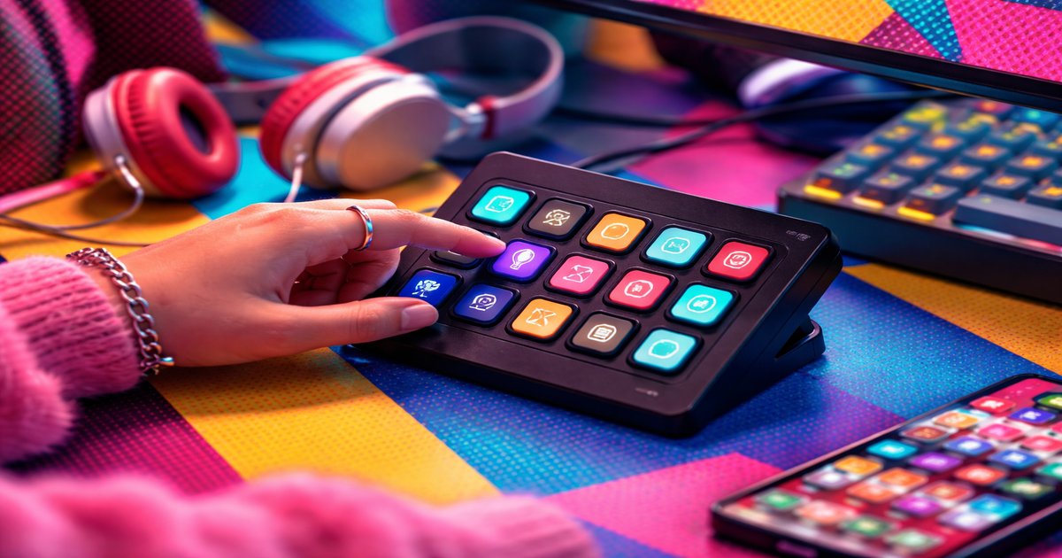 stream deck in use