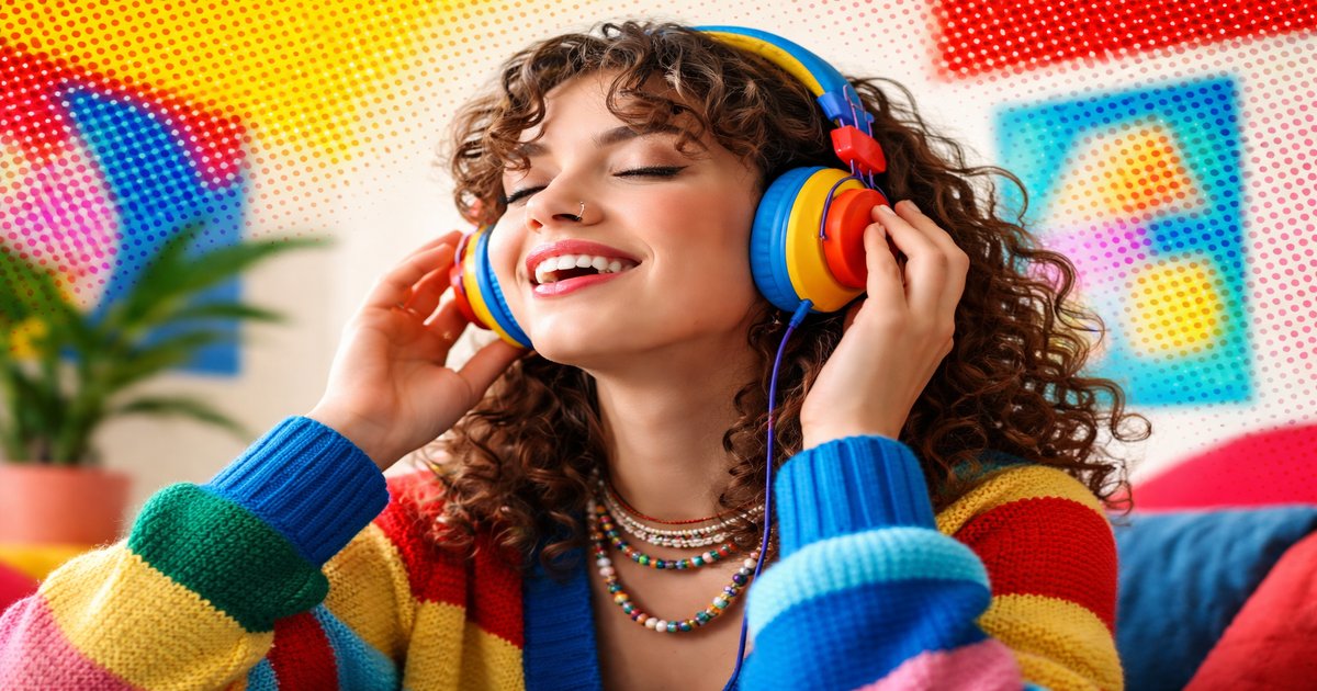 headphones in use