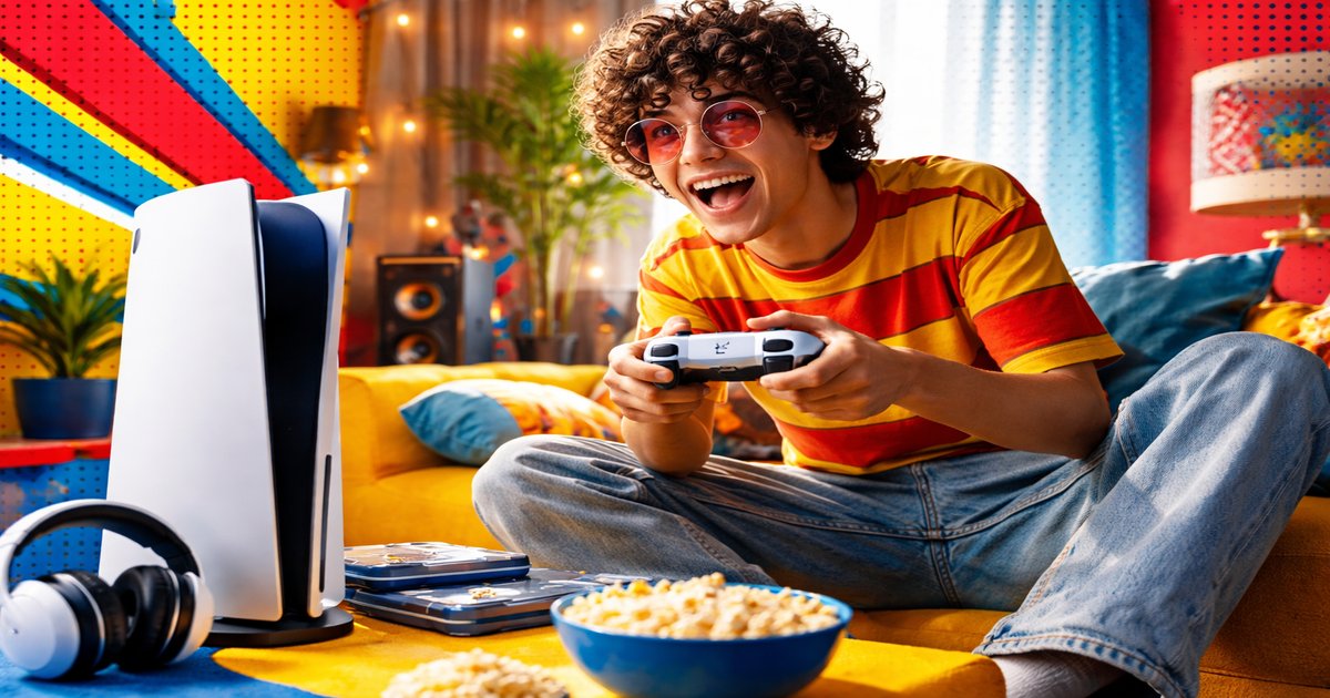 playstation 5 in use