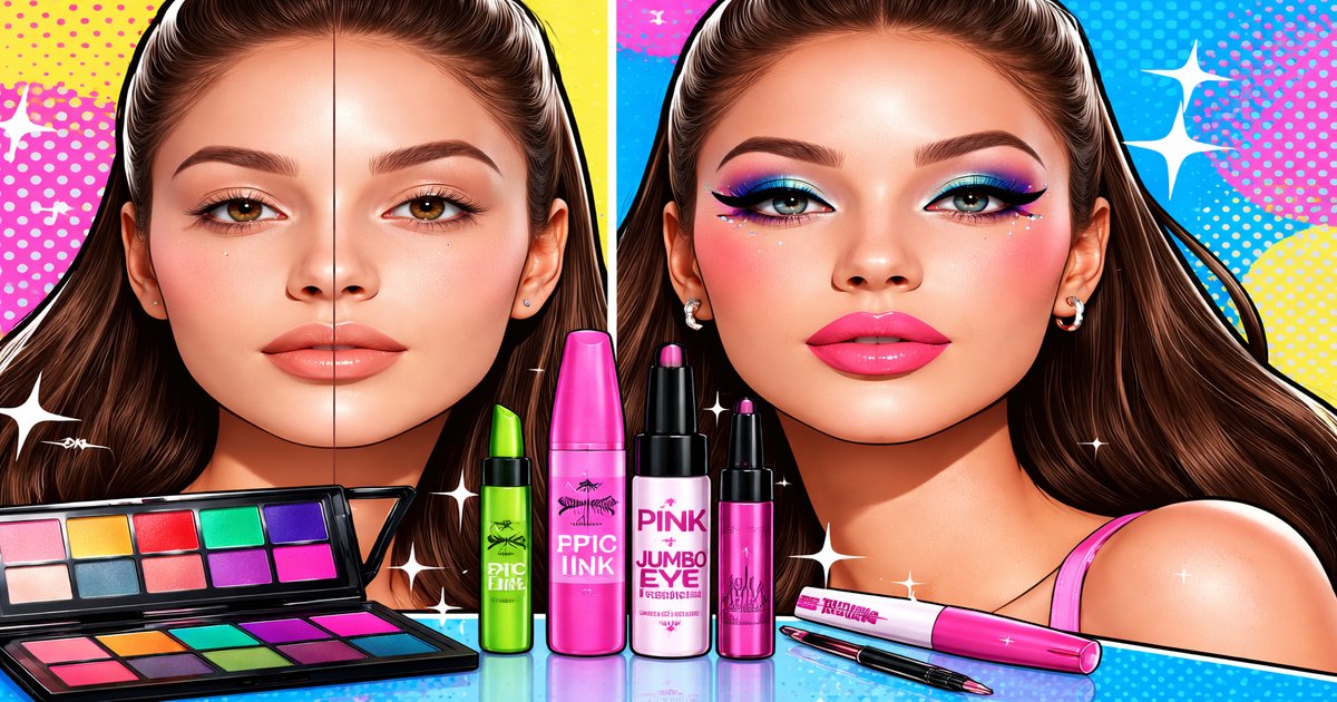 nyx cosmetics in use